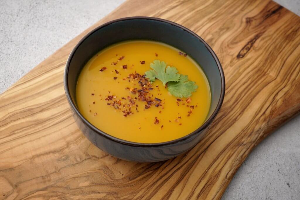 carrot lime ginger soup