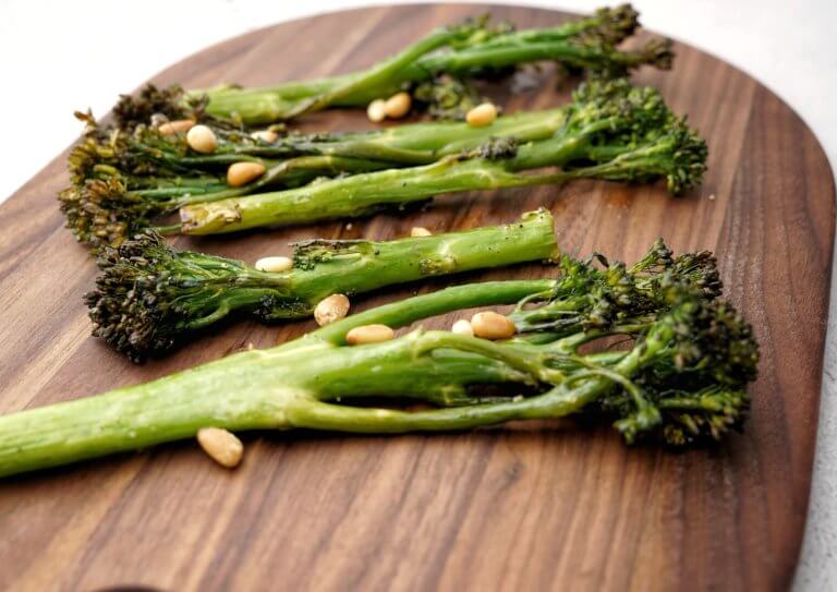 roasted tenderstem broccoli.