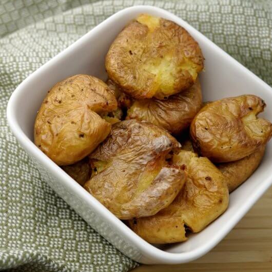 Air Fryer Smashed Potatoes (baby potatoes)