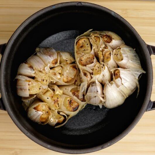 Easy air fryer roasted garlic