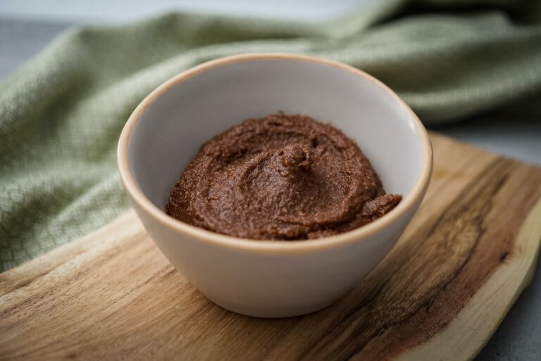 Vegan chocolate spread.